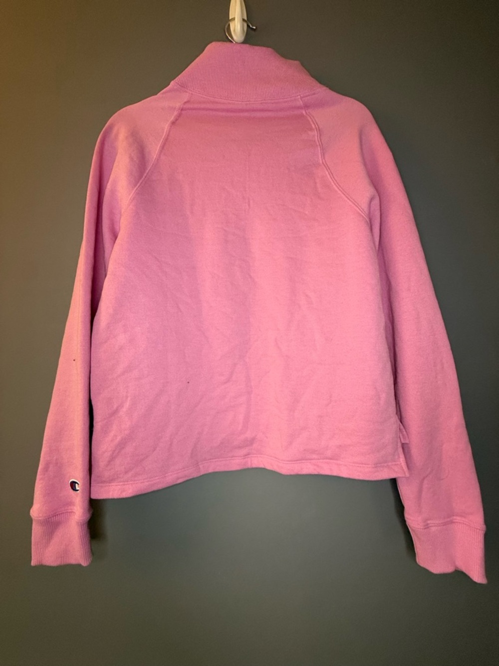 Champion Light Pink Mockneck Pullover Sweatshirt - Picture 3 of 3